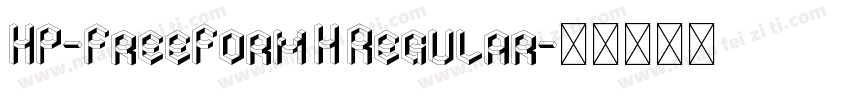 HP-FreeForm H Regular字体转换